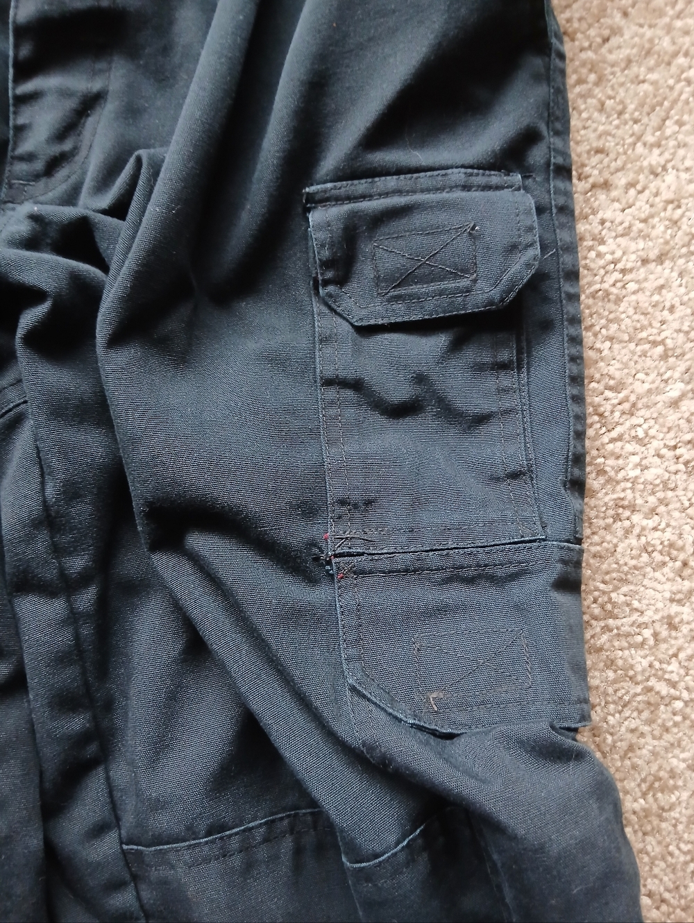NWOT Tact Gear Men's Black Tactical Cargo Pants - Picture 3 of 13